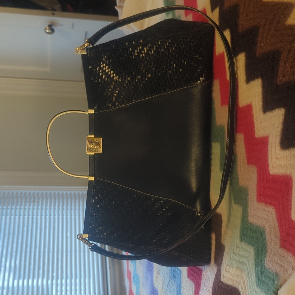Barry Kieselstein Cord luxury woven leather handbag